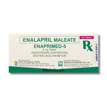 ENAPRIMED-5 Enalapril Maleate 5mg - 1 Tablet price in the Philippines ...