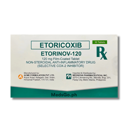 Image of ETORINOV-120 ETORICOXIB 120MG - 1 TABLET