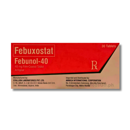 Image of FEBUNOL-40 FEBUXOSTAT 40MG FILM-COATED TABLET 30'S