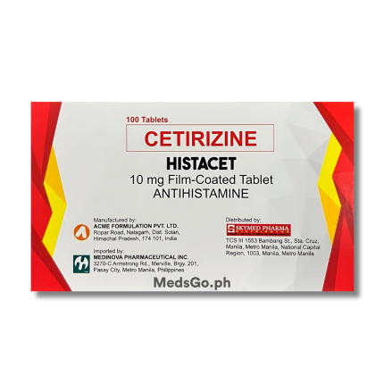 Image of HISTACET CETIRIZINE 10MG - 1 TABLET