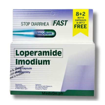 Image of IMODIUM LOPERAMIDE 2MG CAPSULE 8+2 PROMO PACK
