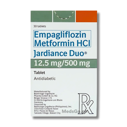 Image of JARDIANCE DUO EMPAGLIFLOZIN / METFORMIN 12.5MG / 500MG - 1 TABLET
