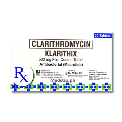 Image of KLARITHIX CLARITHROMYCIN 500MG - 1 TABLET