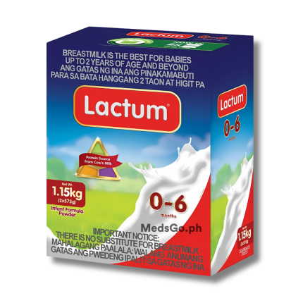 Image of LACTUM 0-6 MONTHS POWDER MILK 1.15KG