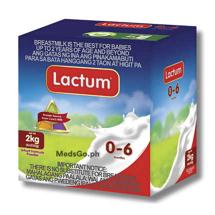 Image of LACTUM 0-6 MONTHS POWDER MILK 2KG