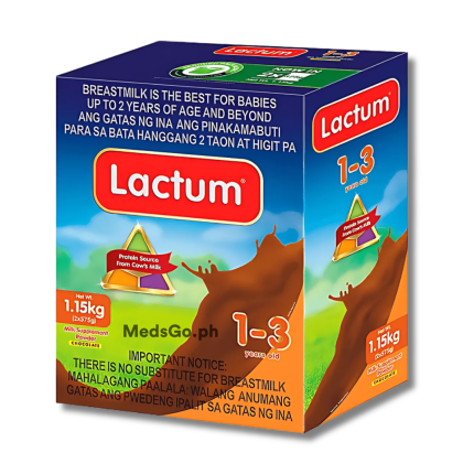 Image of LACTUM 1-3 YEARS OLD MILK CHOCO 1.15KG