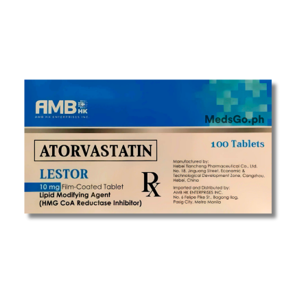 Image of LESTOR ATORVASTATIN 10MG - 1 TABLET