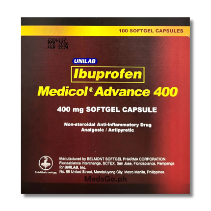 Image of MEDICOL ADVANCE 400 IBUPROFEN 400MG - 1 CAPSULE