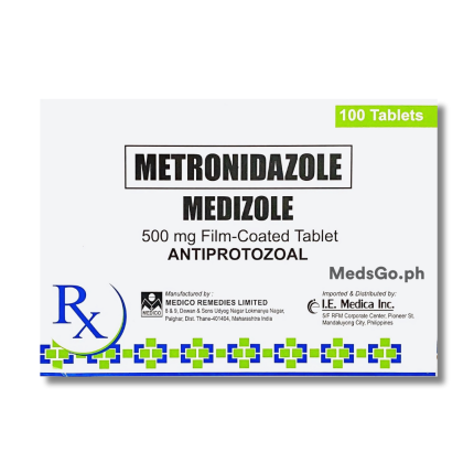 Image of MEDIZOLE METRONIDAZOLE 500MG FILM-COATED TABLET 30'S