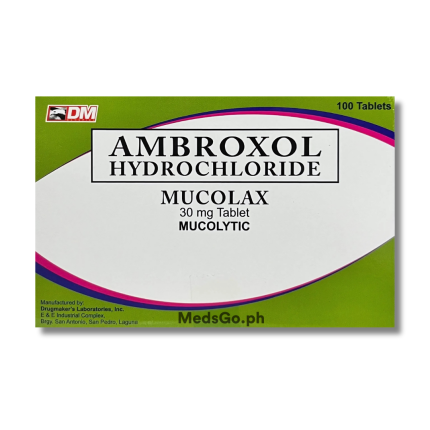 Image of MUCOLAX AMBROXOL HYDROCHLORIDE 30MG TABLET 100'S
