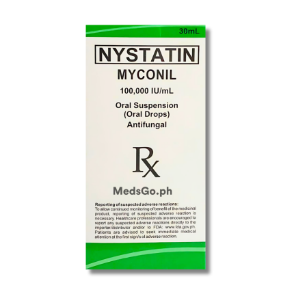 Image of MYCONIL NYSTATIN 100, 000 UNITS / ML ORAL DROPS 30ML