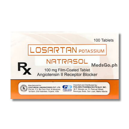 Image of NATRASOL LOSARTAN 100MG - 1 TABLET