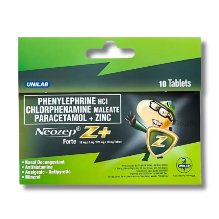 Image of NEOZEP Z+ FORTE - 1 PACK X 10 TABLETS