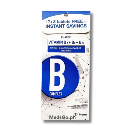 Image of PHAREX VITAMIN B1 + B6 + B12 TABLET 17+3 PROMO PACK