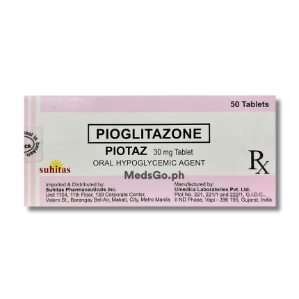 Image of PIOTAZ PIOGLITAZONE 30MG - 1 TABLET