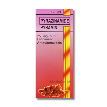 Image of PYRAMIN PYRAZINAMIDE 250MG / 5ML SUSPENSION 120ML
