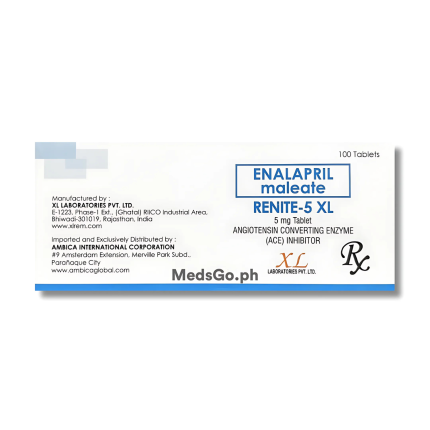 Image of RENITE-5 XL ENALAPRIL MALEATE 5MG - 1 TABLET