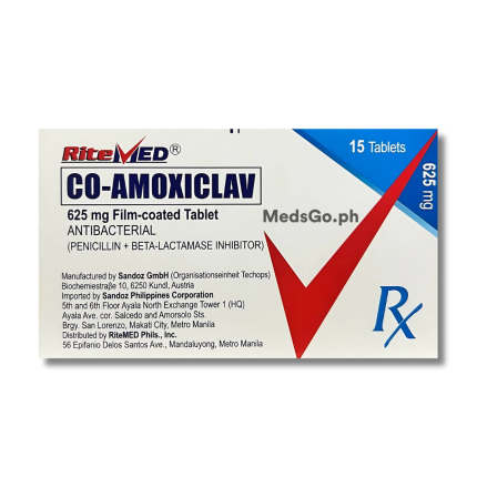 Image of RITEMED CO-AMOXICLAV 625MG - 1 TABLET