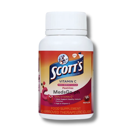 Image of SCOTT'S VITAMIN C 30MG PASTILLE 50'S MIXED BERRIES