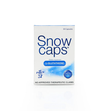 Image of SNOW CAPS L-GLUTATHIONE / SODIUM ASCORBATE / ALPHA LIPOIC ACID CAPSULE 1'S