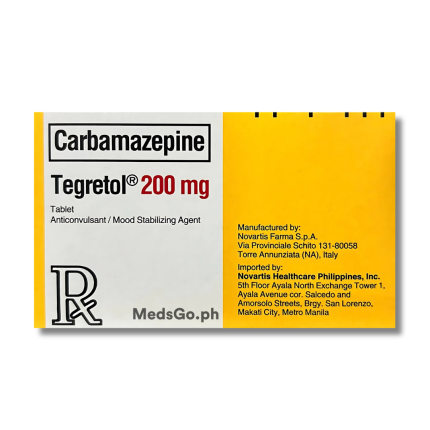 Image of TEGRETOL CARBAMAZEPINE 200MG - 1 TABLET