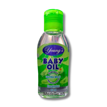 Image of YOUNG'S BABY OIL ULTRA MILD EUCALYPTUS 25ML
