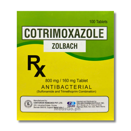 Image of ZOLBACH COTRIMOXAZOLE 800MG / 160MG TABLET 1'S