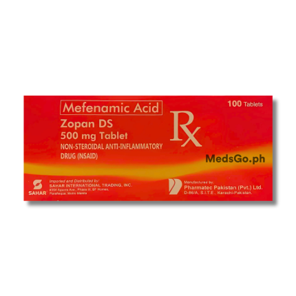 Image of ZOPAN DS MEFENAMIC 500MG - 1 TABLET