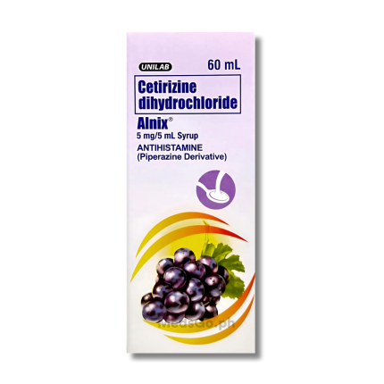 Image of ALNIX  SYRUP 60ML CETIRIZINE 5MG / 5ML GRAPE