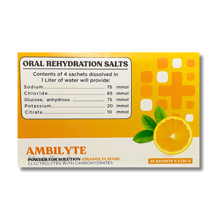 Image of AMBILYTE ORAL REHYDRATION SALTS - 1 SACHET ORANGE