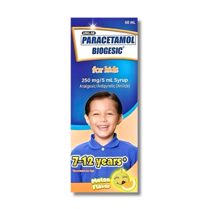 Image of BIOGESIC PARACETAMOL 250MG / 5ML SUSPENSION 60ML MELON