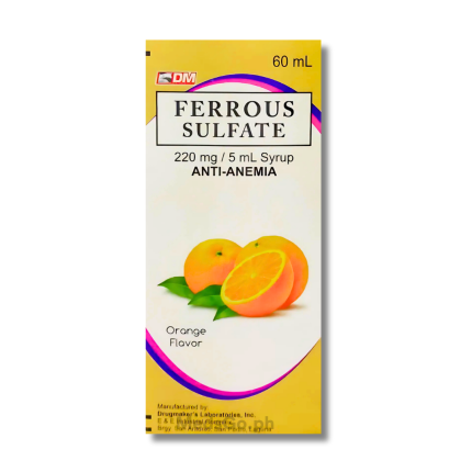 Image of DM FERROUS SULFATE 220MG / 5ML SYRUP 60ML