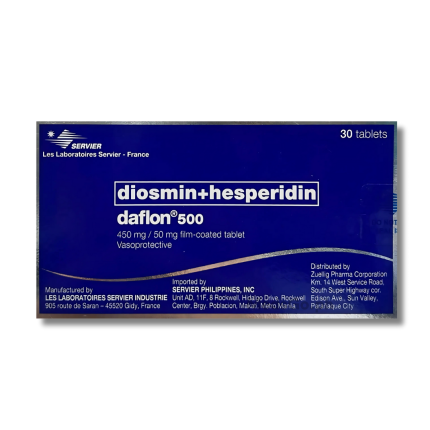 Image of DAFLON 500 - 1 TABLET - DIOSMIN / HESPERIDIN 450MG / 50MG