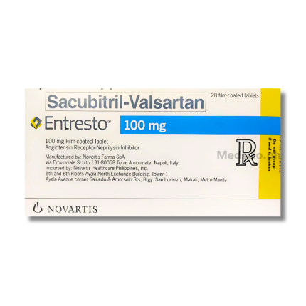 Image of ENTRESTO SACUBITRIL - VALSARTAN 100MG - 1 TABLET