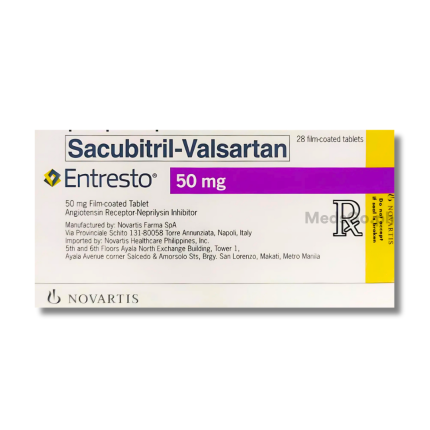 Image of ENTRESTO SACUBITRIL - VALSARTAN 50MG - 1 TABLET