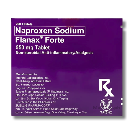 Image of FLANAX FORTE 1 TABLET - NAPROXEN 550MG