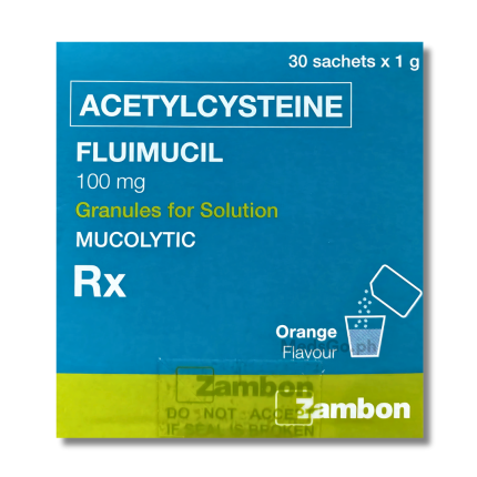 Image of FLUIMUCIL ACETYLCYSTEINE 100MG - 1 SACHET