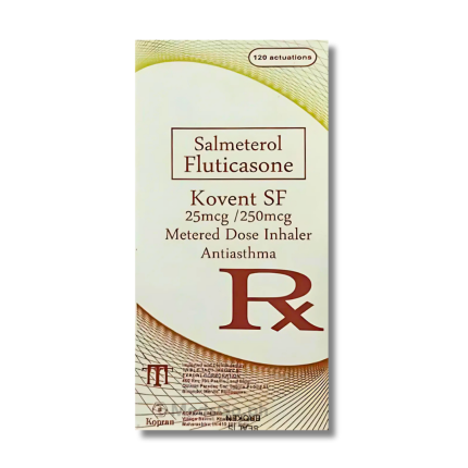 Image of KOVENT SF SALMETEROL / FLUTICASONE 25MCG / 250MCG INHALER 120ACT.