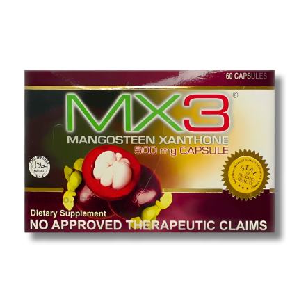 Image of MX3 MANGOSTEEN XANTHONE 500MG CAPSULE 60'S