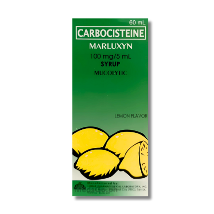 Image of MARLUXYN CARBOCISTEINE 100MG / 5ML SYRUP 60ML