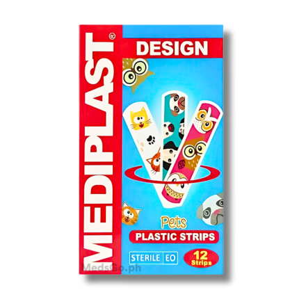 Image of MEDIPLAST PET PLASTIC STRIPS (STERILE) - 1 BOX X 12'S