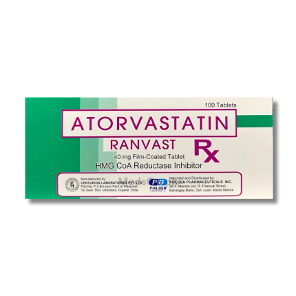 Image of RANVAST ATORVASTATIN CALCIUM 40MG FILM-COATED TABLET 1'S