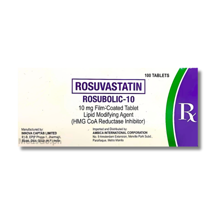 Image of ROSUBOLIC-10 ROSUVASTATIN 10MG - 1 TABLET