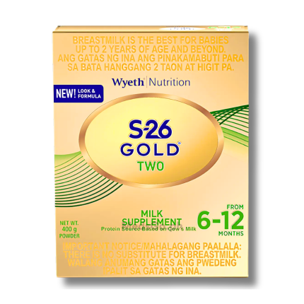 Image of S-26 GOLD 2 FOR 6-12 MONTHS INFANT FORMULA 400G