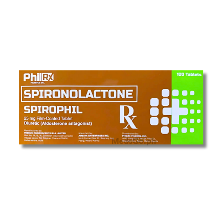 Image of SPIROPHIL SPIRONOLACTONE 25MG - 1 TABLET