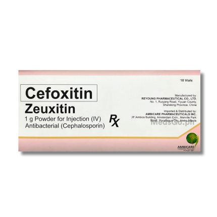 Image of ZEUXITIN CEFOXITIN 1G POWDER FOR INJECTION