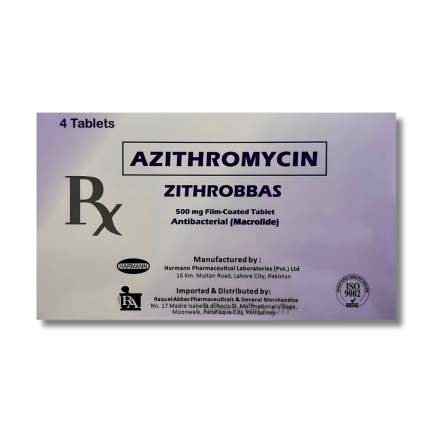 Image of ZITHROBBAS AZITHROMYCIN 500MG - 1 TABLET