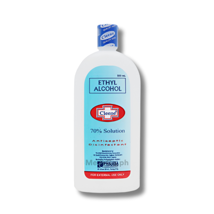 Image of CLEENE ETHYL ALCOHOL 70% SOLUTION 500ML
