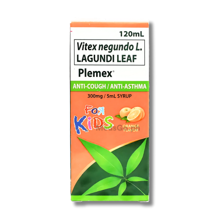 Image of PLEMEX FOR KIDS SYRUP 120ML - LAGUNDI 300MG ORANGE