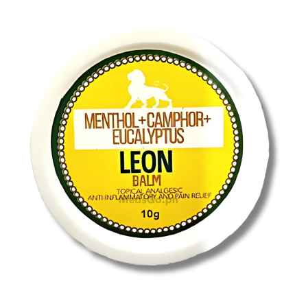 Image of LEON YELLOW MENTHOL / CAMPHOR / EUCALYPTUS BALM 10G